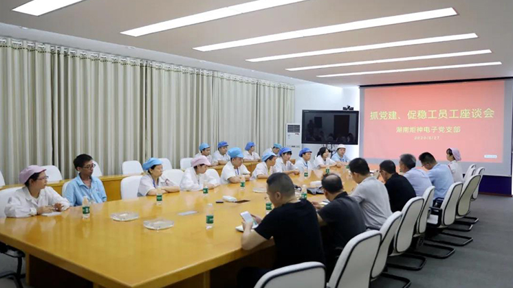 抓黨建、促穩(wěn)工”——炬神電子黨支部為企業(yè)穩(wěn)工獻計獻策